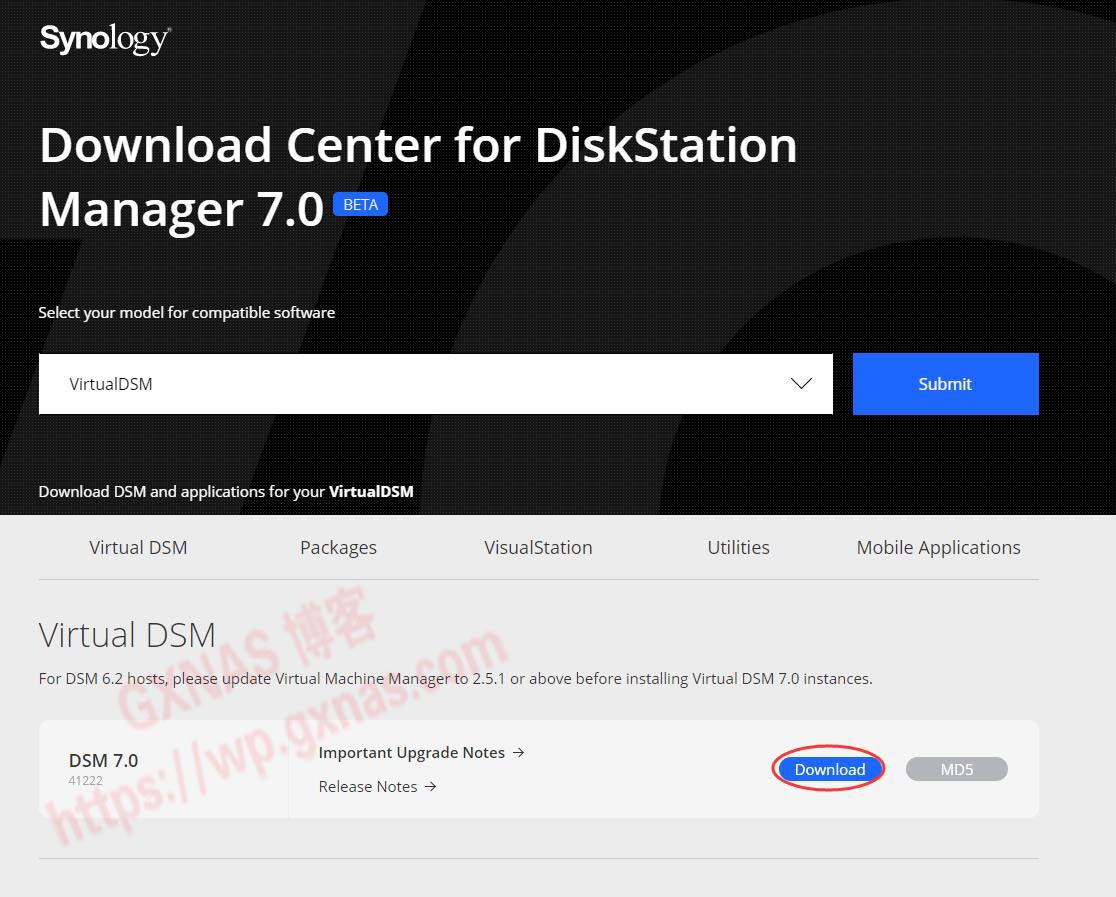 黑群晖安装DSM 7.0测试版的教程