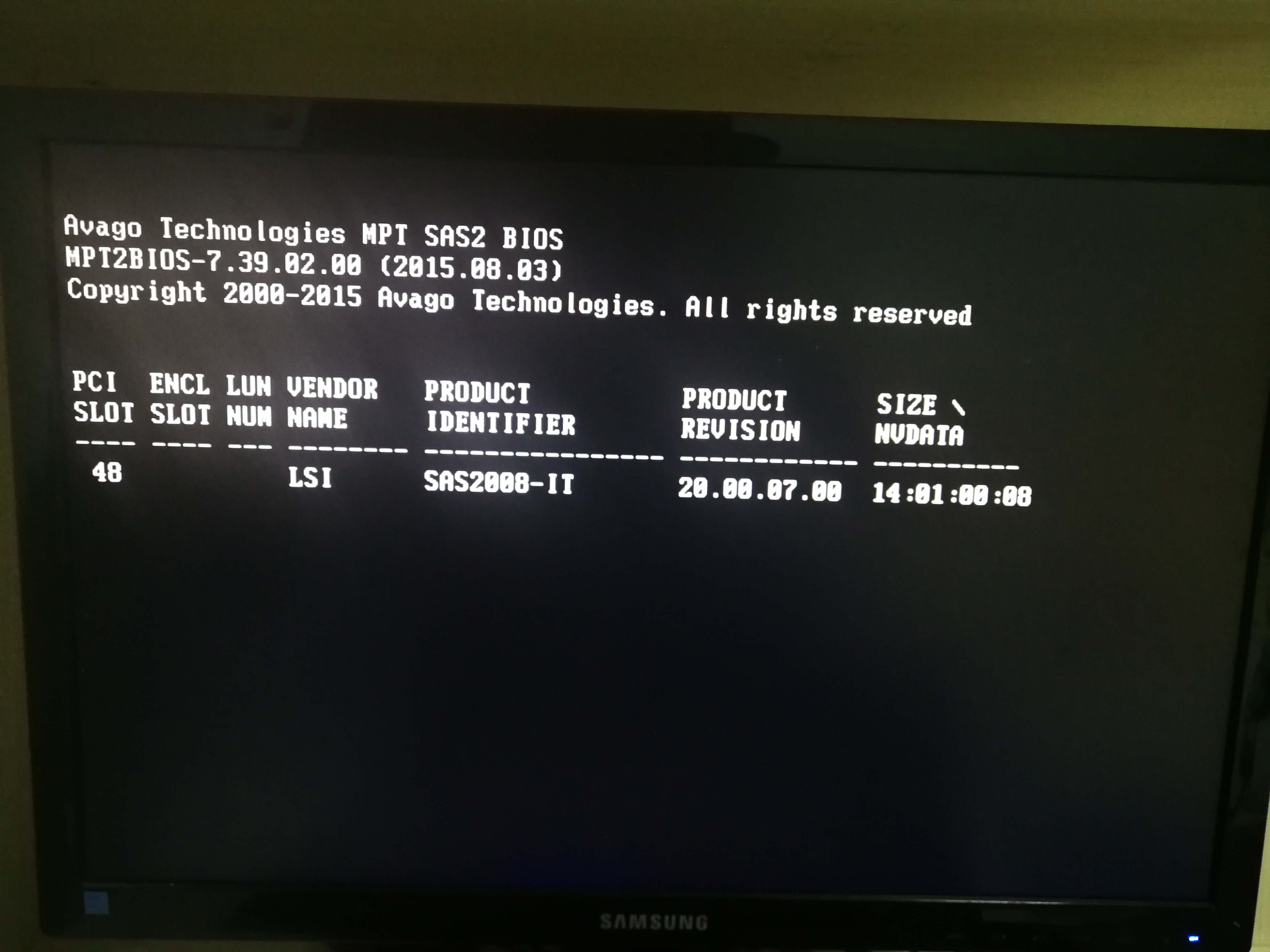 富士通D2607-A11 刷入LSI 9211-8i固件和BIOS（IT模式）