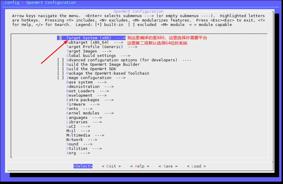 Lean openwrt/Lede(x86_x64)编译过程 Lean openwrt/Lede(x86_x64)编译过程