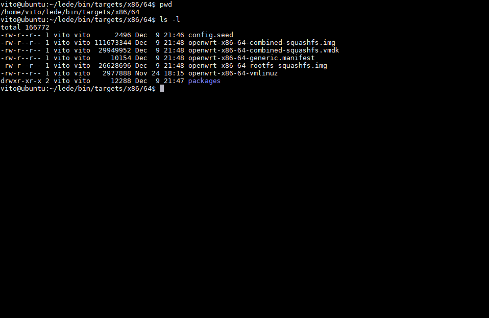 Lean openwrt/Lede(x86_x64)编译过程 Lean openwrt/Lede(x86_x64)编译过程